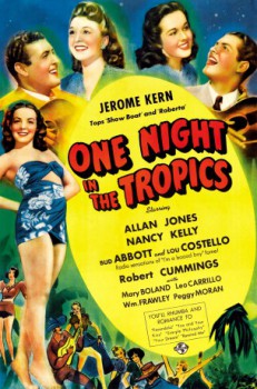 poster One Night in the Tropics&nbsp;&nbsp;(1940)